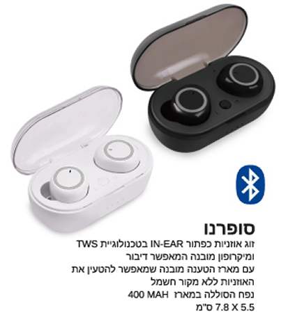 ������, ��� ������� ����� EAR - IN ����������� TWS �������� �� ���� ����� ����� ������ 5.5 * 7.8 ��      