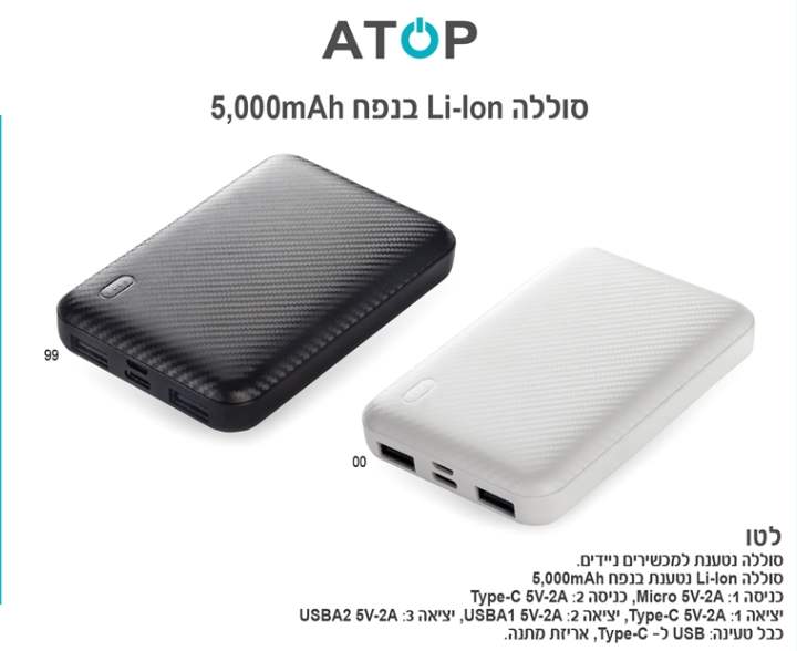 ���, ����� ����� ������� 5000 ��� 2 ������ 2 ������ ����� USB � C - TYPE ����� ����                      