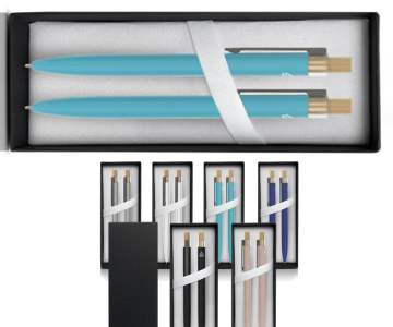 ריסט, סט מהודר של 2 עטים עם מילוי ג'ל איכותי בקופסת מתנה