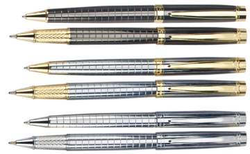 סט ראסל, עט כדורי+רולר ווייב גוף מתכת מילוי דמוי פרקר