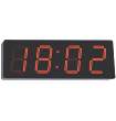 שעון דיגיטלי ענק לקיר ספרות אדומות 18 * 52 סמ כולל שנאי
